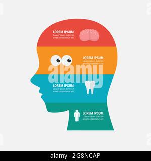 Medical infographic design template. vector illustration. Stock Vector