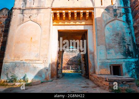 Closeup of Fort Mosque Juma Masjid in Gandikota Stock Photo