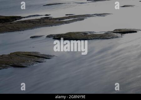 Wirral Sea Scapes and Beaches Stock Photo
