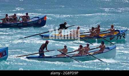 Surf Carnival in Cronulla Beach, Bate Bay, Sydney, New South Wales, Australia Stock Photo