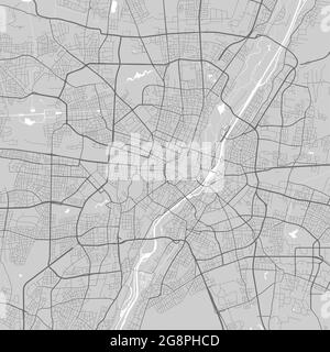 Urban Vector City Map Of Munich Germany Stock Vector Image Art Alamy