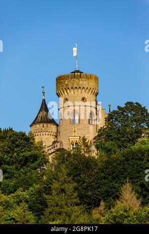 The Castle Landsberg at Meiningen in Thuringia Stock Photo
