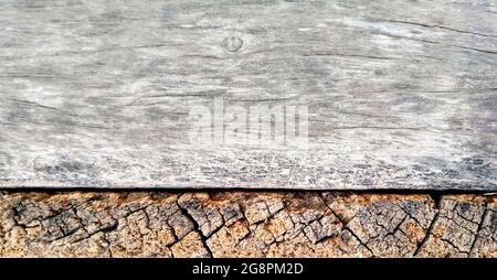 Surface eroded by time,Old wood background, Wood Texture With Natural Pattern with empty space Stock Photo