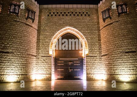 Mecca Gate - Door Landmark - Jeddah  Saudi Arabia Stock Photo