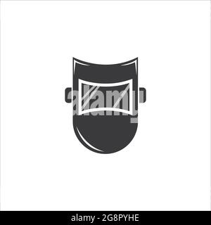 welding Helmet Vector icon design illustration Template Stock Vector