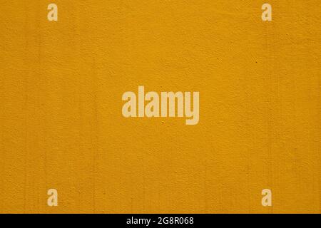 Yellow wall texture background, Brazil Stock Photo