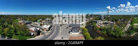 Aerial View of Guelph, Ontario, Canada in Winter Stock Photo - Image of  central, country: 267829634