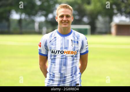 Berlin, Germany. 22nd July, 2021. Football: Bundesliga, Hertha BSC, portrait photos, 2021/22 season. Santiago Ascacibar. Credit: Michael Hundt/dpa/Alamy Live News Stock Photo