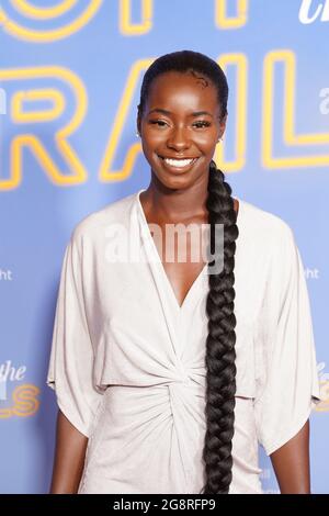 Priscilla Anyabu attending the world premiere of Sumotherhood at