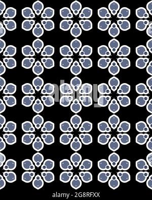 Geometric seamless tile pattern Stock Photo