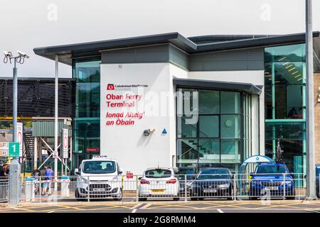 Caledonian MacBrayne Oban ferry terminal office building, Oban, Argyll, Scotland, UK Stock Photo