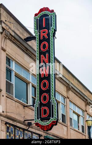 Historic Ironwood Theatre beautifully restored in Ironwood Upper