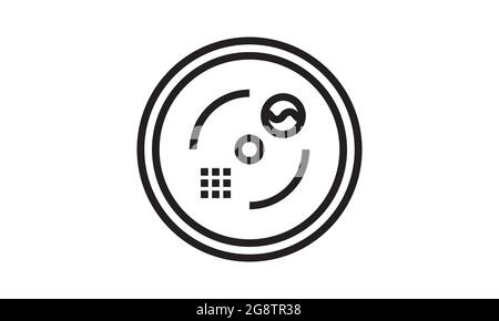 Spy camera icon. Trendy Security camera logo concept on white background from smarthome collection. Suitable for use on web apps, mobile apps Stock Vector