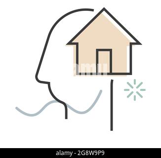 InHouse Employee - Business Practice - Icon as EPS 10 File Stock Vector