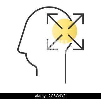 Outsourcing - Business Practice - Icon as EPS 10 File Stock Vector