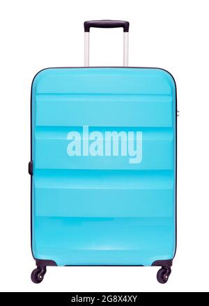 Suitcase against a White Background Stock Photo