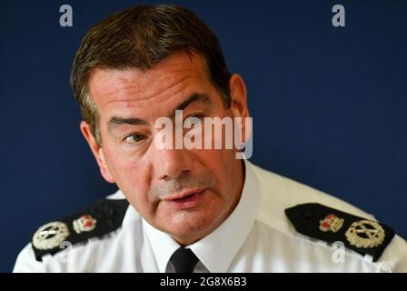 File photo dated 22/10/19 of Chief Constable of Northamptonshire Police, Nick Adderley, who has branded the decision to impose a pay freeze on officers as 'wholly unacceptable' and an 'insult'. Issue date: Friday July 23, 2021. Stock Photo