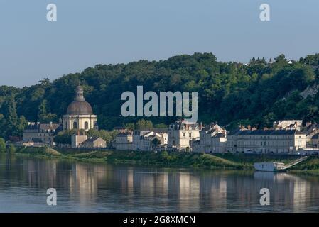 Our Lady of Ardilliers, Saumur, Loire Valley, France Stock Photo