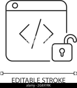 Open source code platforms icon Stock Vector Image & Art - Alamy