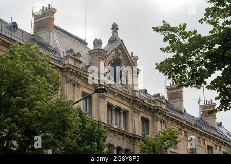 The Lycée Voltaire is a secondary school in Paris, France, established in 1890. Stock Photo