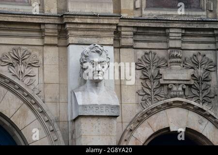 The Lycée Voltaire is a secondary school in Paris, France, established in 1890. Stock Photo