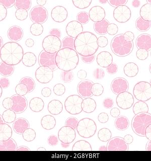 Summer illustration with oranges and limes. Seamlees pattern with colorful fruits on white background. Food concept. Template design for invitation Stock Vector