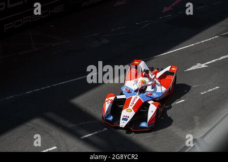 London, UK. 23rd July, 2021. 29 Sims Alexander (gbr), Mahindra Racing, Mahinda M7Electro, action during the 2021 London ePrix, 7th meeting of the 2020-21 Formula E World Championship, on the ExCel London from July 24 to 25, in London, United Kingdom - Photo Xavi Bonilla/DPPI Credit: Independent Photo Agency/Alamy Live News Stock Photo