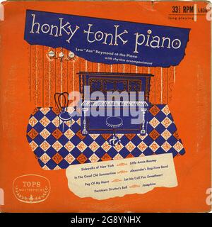 Honky Tonk Piano - Vintage Vinyl Record Cover Stock Photo - Alamy