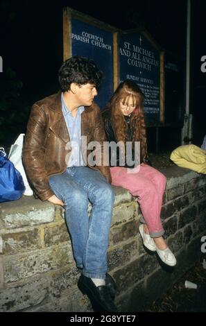 Survivors of the Colwich Junction Rail Crash in Staffordshire UK 1986 Stock Photo