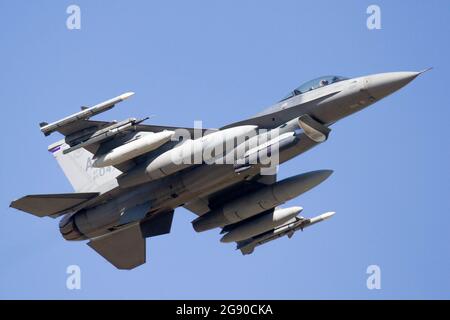 F-16 Fighting Falcon Stock Photo