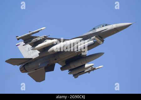 F-16 Fighting Falcon Stock Photo