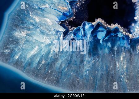 a blue agate Stock Photo