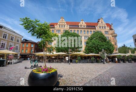 Lilla Torg Square - Malmo, Sweden Stock Photo