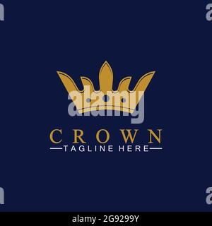 Crown Logo Template vector illustration Stock Vector