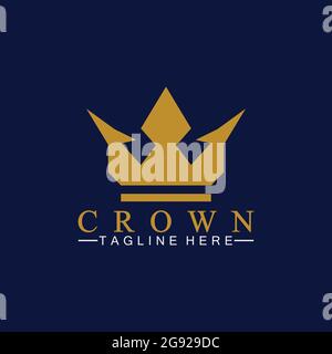 Crown Logo Template vector illustration Stock Vector