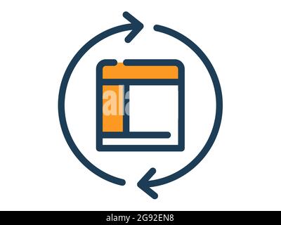 monotheism single isolated icon with outline style vector illustration ...