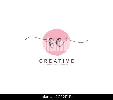 OE initial wedding monogram logo design ideas Stock Vector Image & Art ...