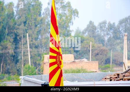 Shiv Baba Flag Waving At Brahmakumaris Center At Mount Abu, Rajasthan ...