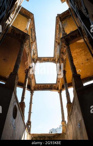 Abandoned Beit Beirut Green Line Lebanon Stock Photo