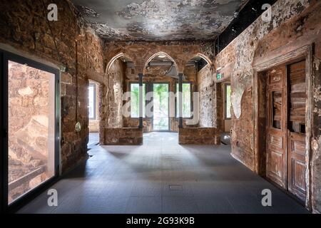 Abandoned Beit Beirut Green Line Lebanon Stock Photo