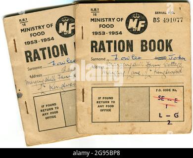 FOOD RATIONING in the UK during WW2 Stock Photo - Alamy