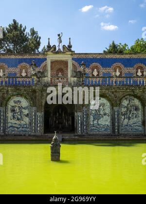 The Knights Lake, Fronteira Palace, Lisbon Stock Photo