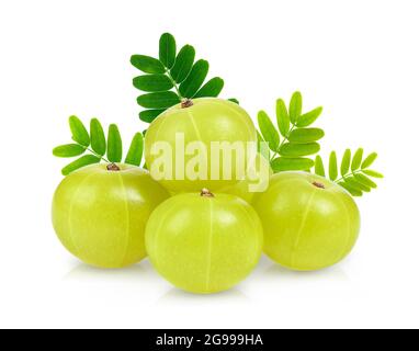 Indian gooseberry isolated on white background Stock Photo