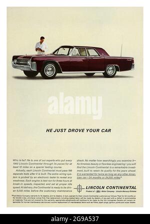 Lincoln Continental (1961) - Vintage advertising of classic