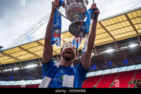 Buildbase FA Vase 2020/21 Final, Binfield v Warrington Rylands, Wembley Stadium, Saturday, 22 May 2021 Stock Photo