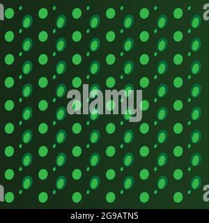 green vector round texture. the texture pattern can be used for book background, certificate background, etc Stock Vector