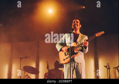 Milan Italy 21 July 2021 Colapesce Dimartino live at Castello Sforzesco © Giulia Manfieri / Alamy Stock Photo