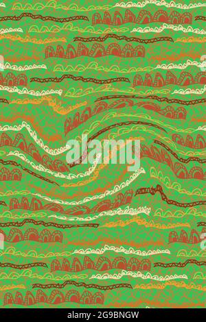 African Print fabric, Ethnic handmade ornament, Seamless tribal pattern motifs geometric elements. Vector texture, afro textile Ankara fashion style. Stock Vector