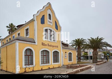 Altes Amtsgericht (Old Magistrates) in Swakopmund Namibia Africa Stock Photo