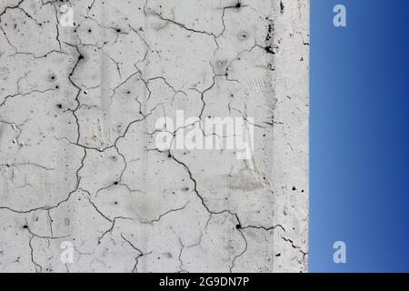 Macro photo of crack textures in cement, great for backgrounds Stock Photo